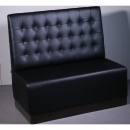 Gastro Luna Sitzbank schwarz 120 x 60 cm