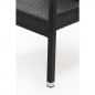 Bolero Rattan Sthle anthrazit 4 Stck mit Armlehne