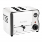 2 Schlitz Toaster in Chrom mit 2 zustzlichen Elementen und Sandwichkfig