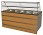 Dnertheke Salattheke 180 cm Lang professional fr Gastronomiebereich