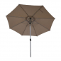 Sonnenschirm rund 3m Sandfarbe