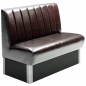 Gastronomie Sitzbank 120 x 70 cm Schwarz