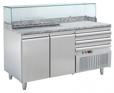 Pizzatisch 1635 x 700 x 1140 mm