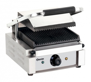 Bartscher Elektro-Kontaktgrill 1,8 KW Grillplatten gerillt