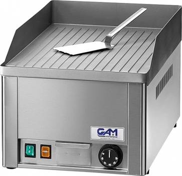 Grillplatte FRY1R - gerillt - 335 x 570 x 300mm - 230 V