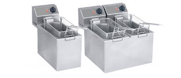 Friteuse FT44 - 2 x 5,5 Liter; 430 x 370 x 215mm