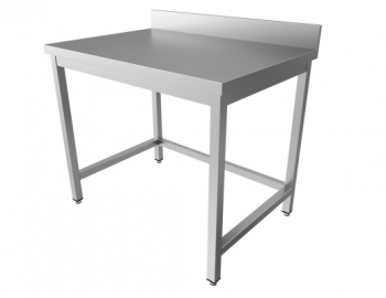 Arbeitstisch 180x70x85 ohne untere Ablage mit Kante, zerlegbar