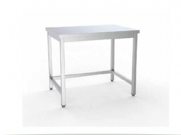 Edelstahl Arbeitstisch 1600x600x850mm ohne Grundboden