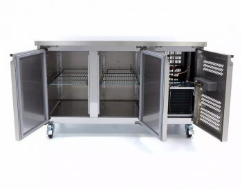 Preview: Gastro Kühltisch - 314 l - 136 cm - 2 Tür