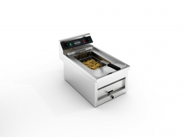 Elektro Fritteuse 1x12L 9kW fr Gastronomie