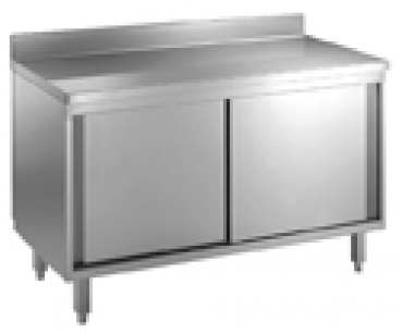 Arbeitsschrank mit Aufkantung 1800x600x850mm