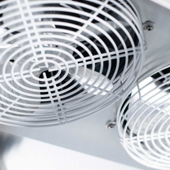 Preview: Stalgast Doppeltür-Kühlschrank mit Rädern, GN 2/1