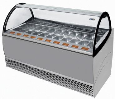 Nordcap Gastronomie Eisvitrine MILLENNIUM SP 18 A Gewerbe Speiseesivitrine Eistheke Kühltheke