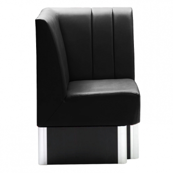 Gastronomie Sitzbank Sitzbankecke Gewerbe Bank Lounge Bank Eck Bank Schwarze Lounge Bench