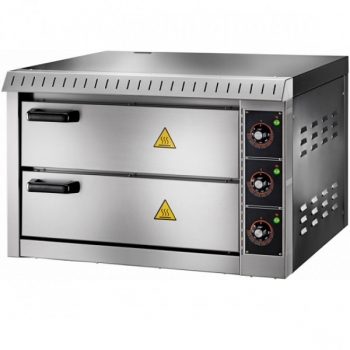 Gastronomie Elektro Pizzaofen Small 3T Platzsparender Pizzariaofen Pizzabackofen Edelstahl Pizzaofen Pizzaoven