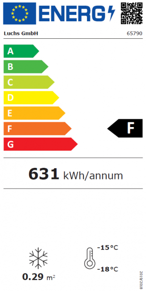 Tiefkühltruhe mit Glasschiebedeckel - 200 l
