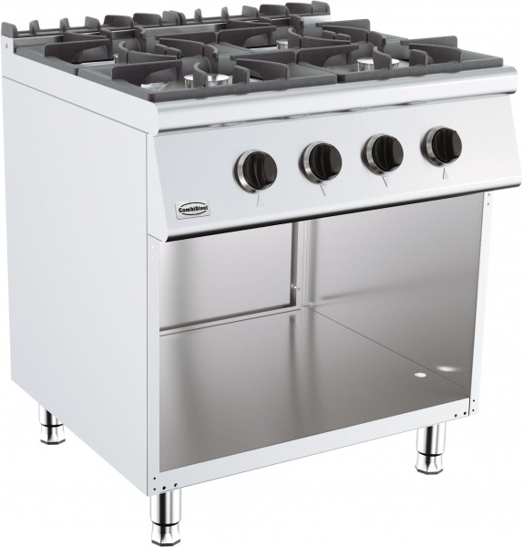 Gasherd 4 Flammen standgerät 26 kW für Gastronomie