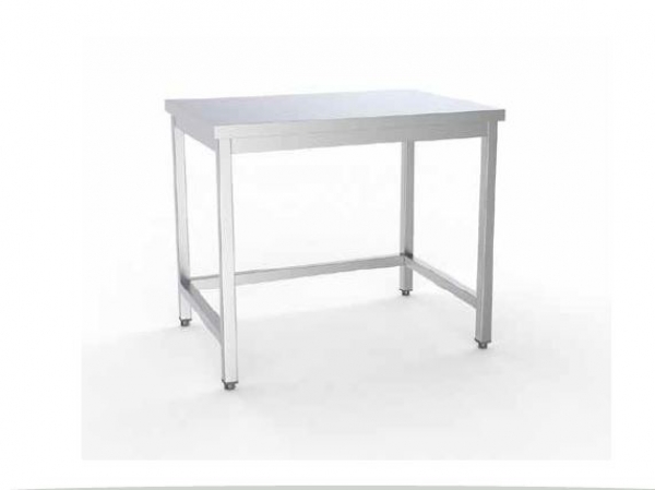 Edelstahl Arbeitstisch 1600x600x850mm ohne Grundboden