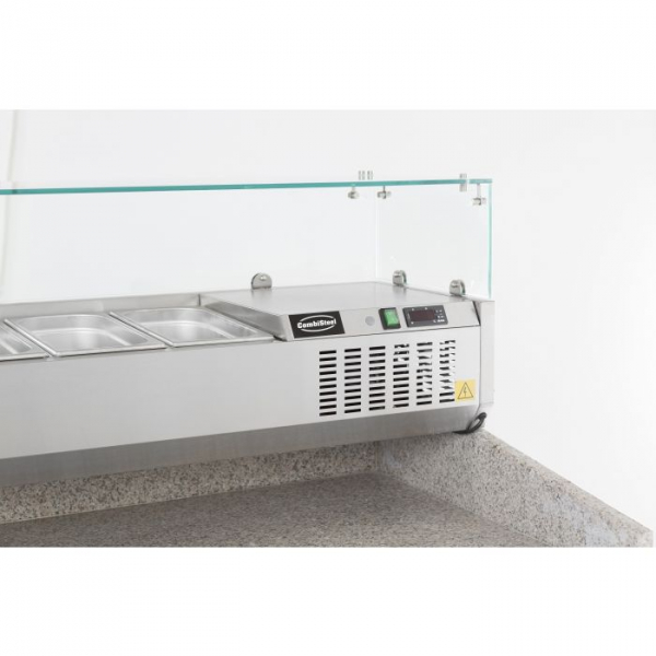 AUFSATZVITRINE 1/4 GN