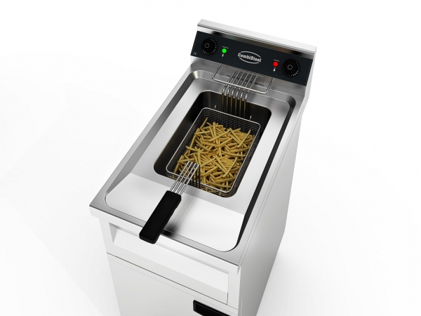 Elektro Fritteuse 12 Liter 6kW für Gastronomie Standgerät
