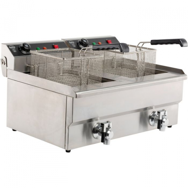 ELEKTRO TISCHFRITEUSE 2X8 L