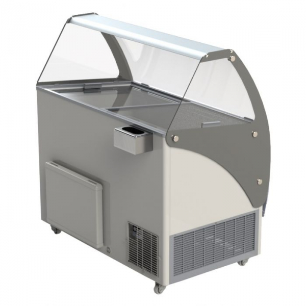 SPEISEEISVITRINE EISTHEKE CURACAO 10X5 LTR