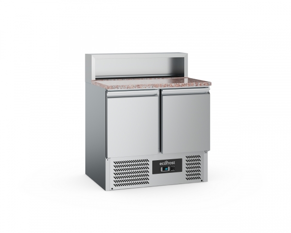 Pizzatisch, Pizzakühltisch 900 mm Lang und 700 mm Tief