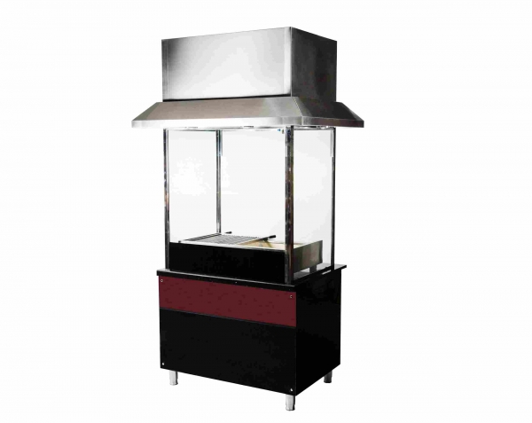 Ocakbasi Holzkohlegrill mit Unterschrank 150 cm Lang