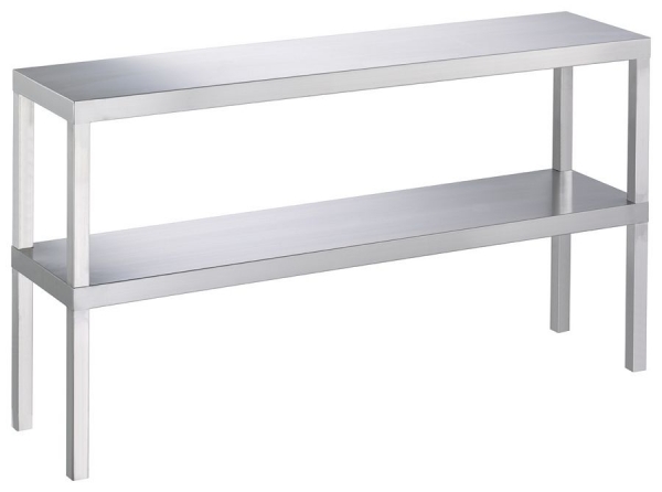 Aufsatzbord 1000x300x650mm 2-Etagen,höhenerstellbar
