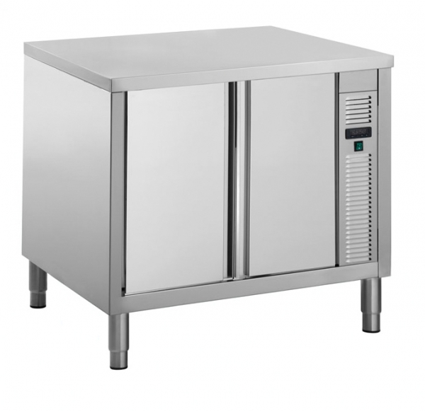 Wärmeschrank aus Chromstahl 18/10