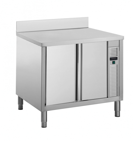 Wärmeschrank aus Chromstahl 18/10