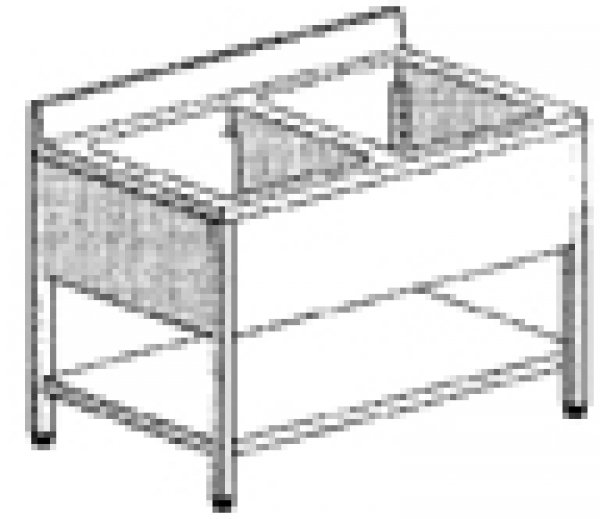 Spültisch aus CNS 1400x700x850mm