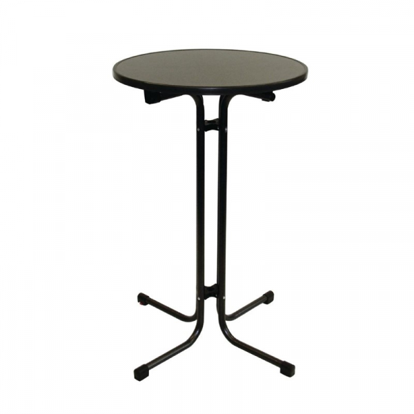 Monaco runder Stehtisch Metall grau 80cm