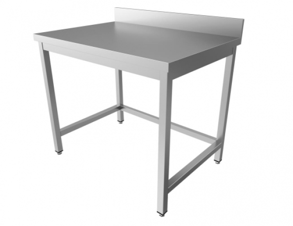 Arbeitstisch 140x70x85 mm mit Aufkantung ohne Unterboden