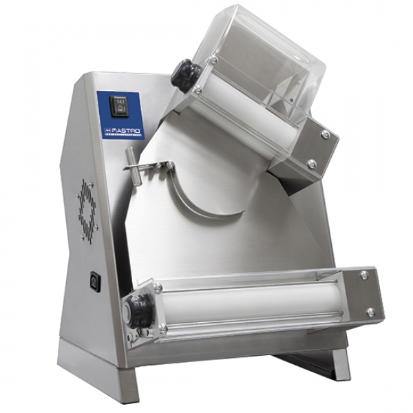 Teigausrollmaschine mit 2 Rollen für Pizzen ø14-30 cm