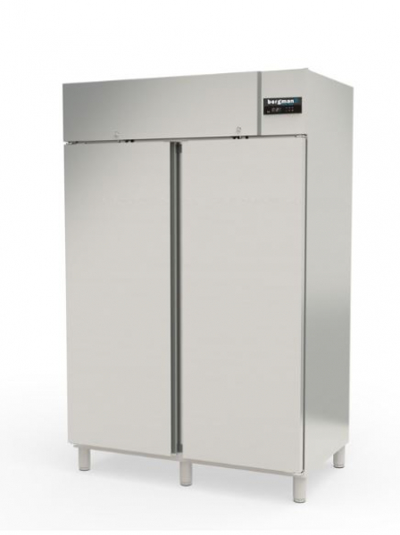 Gastronomie Edelstahl Kühlschrank 2-türig