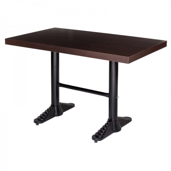 Gastronomie Bistro TISCH 120x70 cm WENGE