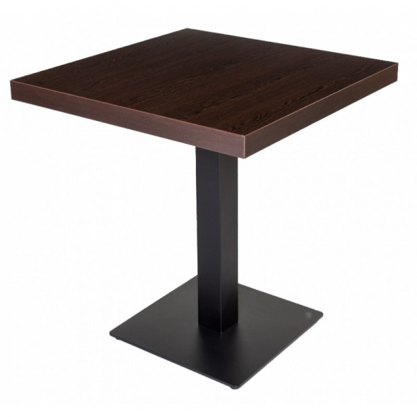 Gastronomie Bistro TISCH 70x70 cm WENGE