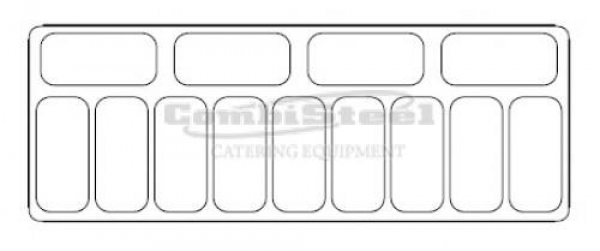 SPEISEEISVITRINE EISTHEKE MALTA 13 x 5 LTR. EISTHEKE
