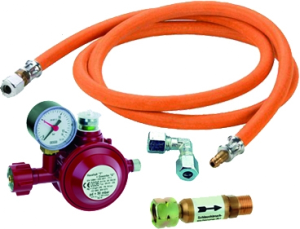 GOK Propan Gasanschluß Set für Döner Gyrosgeräte