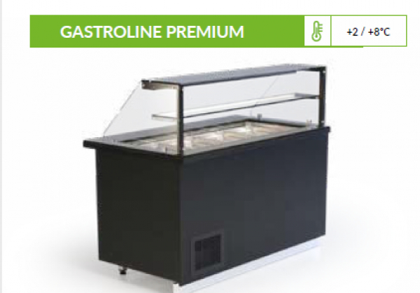 Salattheke GASTROLINE PREMIUM 840mm Lang Dönertheke