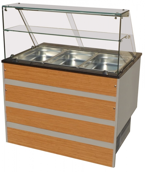 Heiße Theke Bain Marie 1070 mm Lang
