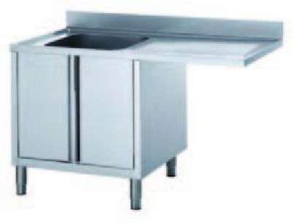 Edelsathl Gastronomie Spülzentrum 1400x600x850mm