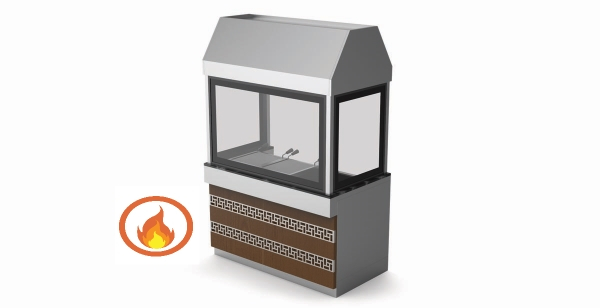 Holzkohlegrill 140 cm Ocakbasi Grill