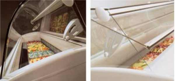 Speiseeisvitrine ISETTA TP LX 6R - 6x5 liter