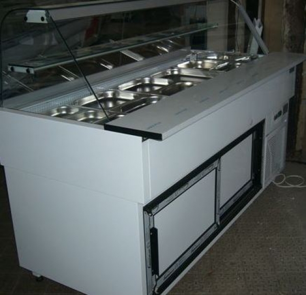 Salattheke Kühltheke Model Kasia 1.9Z mit Unterbaukühlung
