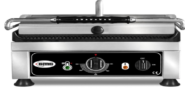 GMG Kontaktgrill oben gerillt/unten gerillt 51x50cm Toasmaschine