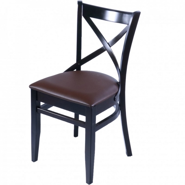 Gastronomie Bistro Stühle BRAUN BISTROSTUHLE LILA-S