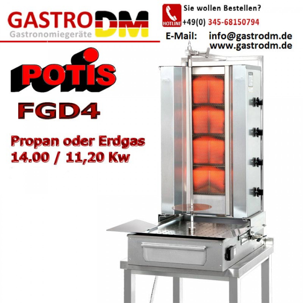 Potis Dönergrill und Gyrosgrillgerät