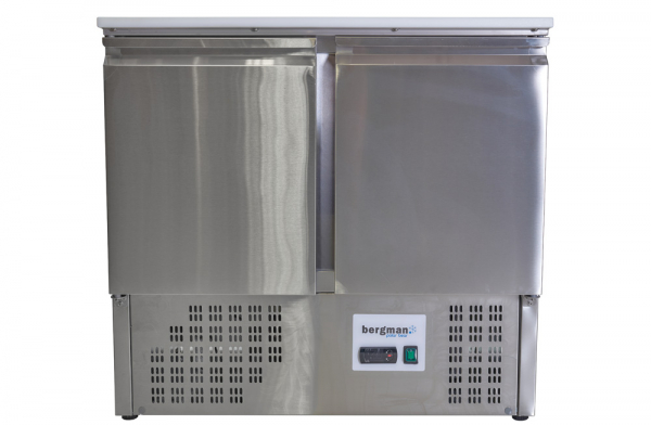 Saladette 2-türig mit Klappdeckel-240 liter